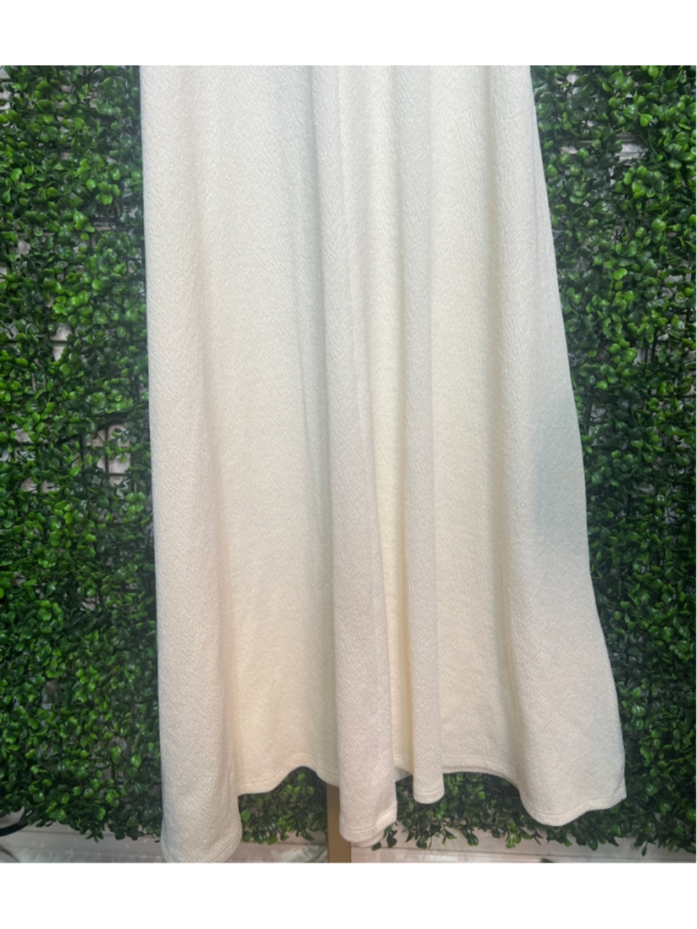 Women's Halogen Long Sleeve Midi Dress Cream Antique White size Small - Picture 7 of 7